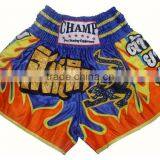 OEM Muay Thai boxing shorts, pants with splendid printing & embroidery