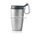 400ml Portable Sport Travel Stainless Steel Thermal Vacuum Mug With Handle thumbnail-3