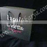 High Quality Black Paper Shopping Bag With Rope