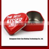 china wholesale heart shaped wedding gift candy tin box