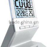 Tranparent Lcd Talking Alarm Desk Clock