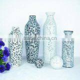 Lovely Mosaic Glass Vase With Owl Design thumbnail-1