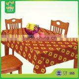 Custom PVC Tablecloth With Printed Sunflower Patterns