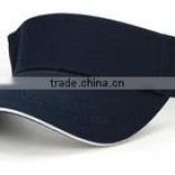 wholesale fashion embroidery sun visor, custom plain snapback cap ,