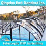 Aluminum Swimming Pool Retractable Enclosures thumbnail-1