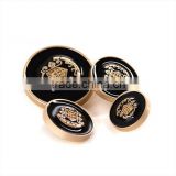 Free samle metal buttons British Style oil shield design high fashion coat dust coat buttons metal button for coats,