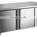 Worktable Freezer Cooler, Stainless Steel Refrigerated Work Bench