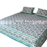 Hand Block Print Cotton Bedspread thumbnail-1