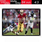Hot Selling Simpl Matte Grey 84 Inch Projection Screen Fabric