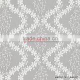 Six Leaf Grass Chemical Embroidery Lace for Women Summer Dress Clotch Breathable Mesh White Milk Slik Thread Khnitted Tablecloth thumbnail-3