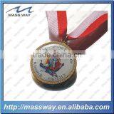 Old Color 3D Tourch Shape Custom Commemorative Religious Medal thumbnail-3