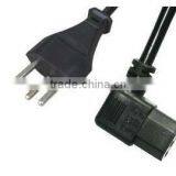 SEV Standard Computer ac Power Cord With Angled C13