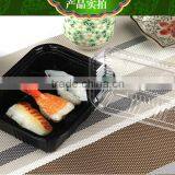 Food Grade PS Disposable Sushi Container With Clear Lid Quality Choice