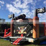 High Quality Customized Double Lane Pirate Inflatable Jumping Bouncer Slide Combo Able Bouncer Slide Combo