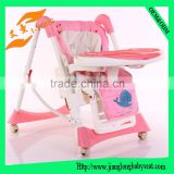 Pink baby dining chair