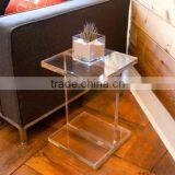 Custom Hot Sale Clear Acrylic Sofa Side Table thumbnail-1