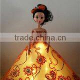 LED / Fiber Optic Resin Christmas Decorations / Girl's Christmas Presents thumbnail-4