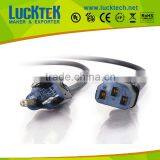 Cables to Go 03134 18 AWG Universal Power Cord for NEMA 5-15P to IEC320C13, Black (10 Feet/3.04 Meters)