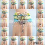 Ebay Leather Wristband Cuff Rhinestone Buckle Bracelet Wholesale thumbnail-4