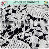 Leaf Design Chemical 100 Polyester Embroidery Lace Fabric for Bridal thumbnail-3