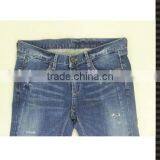 Casual Ladies Jeans Top Design With Little Ripped thumbnail-4