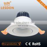 Gimbal 38W LED Round Adjustable Downlight Samsung Chip CE SAA LM 80-90mm Hole Replace Halide 50W Shoplighter