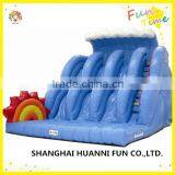 2015 Hot Sale PVC 0.55mm Dophin Inflatable Water Slide Price thumbnail-4