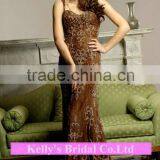 lace & beading spaghetti strap dress for mother of the bride