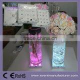 Christmas Supplies 4 Inch Square Size Table Centerpiece LED Vase Base Light