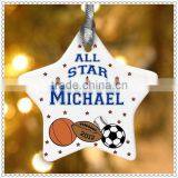 Printing Glass Star Shaped Glass Ornaments For New Year Souvenir thumbnail-3