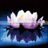 Acrylic Lotus Flower Painting,wall Art Flower Acrylic Painting thumbnail-2