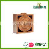 2016 Best Selling Premium Bamboo Mug Coaster Wholesale thumbnail-4