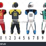 American Football Uniform 876