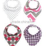 Top Quality Cotton Two Layers Baby Bibs Wholesale 4pieces Lot thumbnail-5