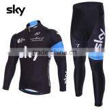 men's racing sky short jersey set bike wear clothing cycling team uniforms