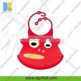 2014 Hot Sale Custom Made Silicone Baby Bib thumbnail-1