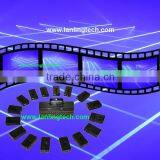 Blue Curtain Laser Beam Light