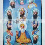 Sikh Guru Nanak Art Rare Sikhism Ten Gurus Canvas Oil Painting thumbnail-2