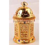 Incense Lamp Incense Tower Burner Arabic Style With Gold Plated Wf-A006