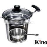 Kinox 18-10 Stainless Steel Deluxe Mini Hot Pot