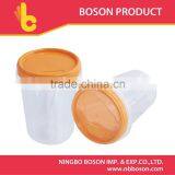 2pk 900ml Easy Pack Plastic Storage Container,cylindrical Storage Container thumbnail-1