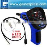 Industrial 3.5inch LCD 5.5mm Camera Video Inspection 6 LED Endoscope Sound Recording Borescope 1M Cable Snakescope thumbnail-1