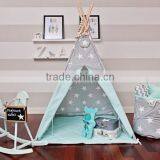 Promotional Wholesale Custom Cotton Canvas Wooden Kids Childrens Play Teepee Tipi Indian Tent thumbnail-5