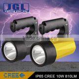 Searchlight Rechargeable Led Diving Lantern Detachable Hand Grip Explosion Proof Emergency Handheld Spotlight Cree Led 10W Torch thumbnail-1