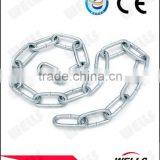 Galvanized Ordinary Link Chain in Plastic Drum Pack