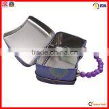 Hot Sale Wholesale Handle Tin Cosmetic Tin Box Packing thumbnail-1