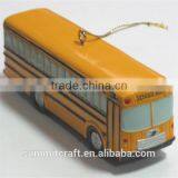 3D Decorative Resin Miniature Bus Christmas Wall Hanging Decorations thumbnail-1