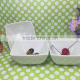 China Manufacturer Stocked White Porcelain Square Dish/food Dish/rice Dish thumbnail-2