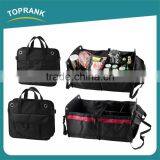 High quality Multi-function folding cargo trunk storage organizer collapsible car trunk organizer