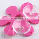 Flower Shaped With Two Suckers Folding Toothbrush Holder thumbnail-2